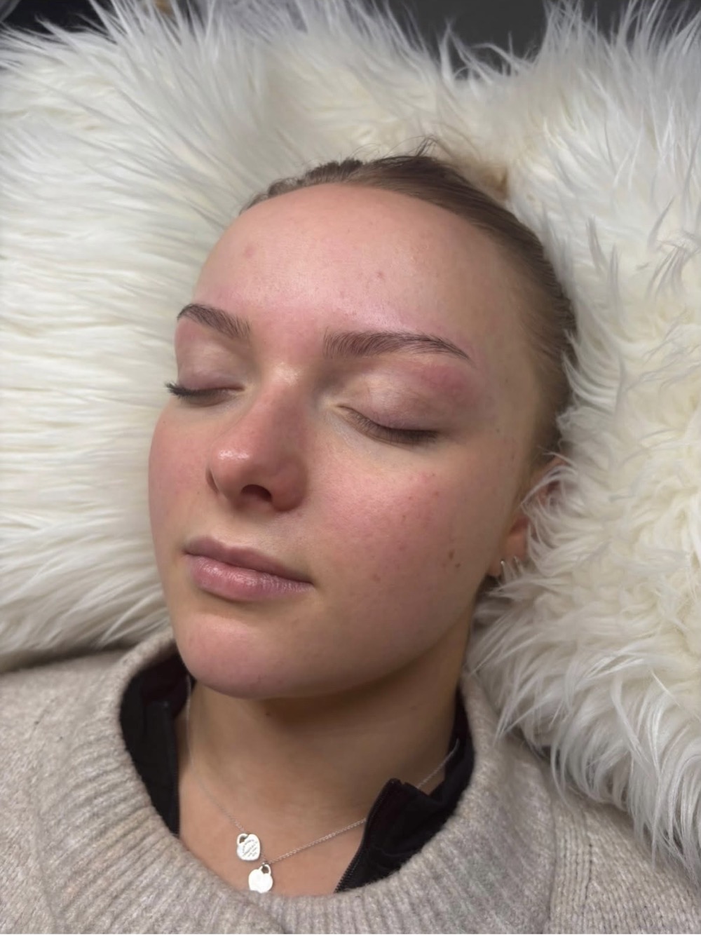 Client brow transformation by The Missy Edit